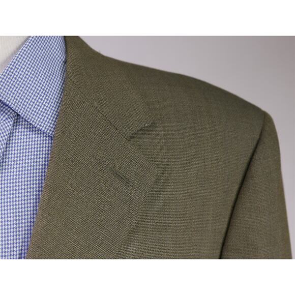 Canali Blazer Green Knit Wool Sportcoat Blazer 44R - Picture 4 of 10